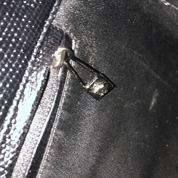 HP🥳100% Authentic lizard skin Versace black bag❤️ - Picture 6 of 10